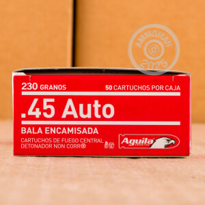 Image of 45 ACP AGUILA 230 GRAIN FMJ (1000 ROUNDS)