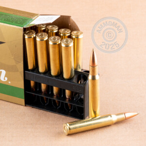 Photograph showing detail of 30-06 REMINGTON PREMIER 180 GRAIN ACCUTIP BT POLYMER TIP (20 ROUNDS)