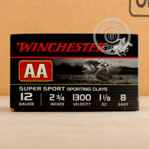 Photograph of Winchester 12 Gauge #8 shot for sale at AmmoMan.com