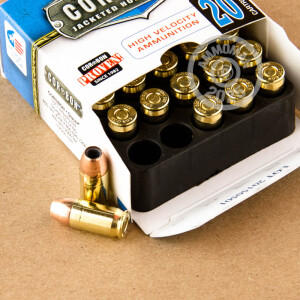 Photograph showing detail of 380 ACP CORBON SELF DEFENSE 90 GRAIN JHP (20 ROUNDS)