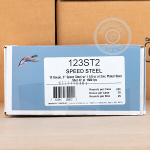 Image of 12 GAUGE FIOCCHI SPEED STEEL 3" 1-1/8 OZ. #2 SHOT (25 ROUNDS)