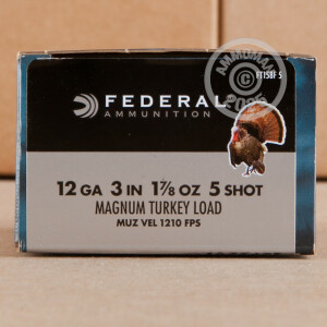 Image of 12 GAUGE FEDERAL PREMIUM STRUT-SHOK 3" #5 MAGNUM TURKEY LOAD (10 ROUNDS)