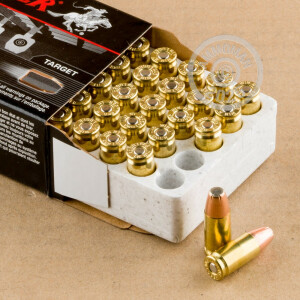 Image of 9mm Luger ammo by Winchester that's ideal for shooting indoors, training at the range.