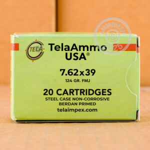 Image of 7.62 x 39 rifle ammunition at AmmoMan.com.