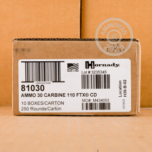 Image of the 30 CARBINE HORNADY CRITICAL DEFENSE 110 GRAIN JHP (250 ROUNDS) available at AmmoMan.com.