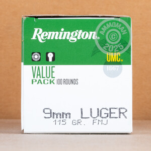 Image of 9mm Luger pistol ammunition at AmmoMan.com.