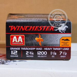 Image of 12 GAUGE WINCHESTER AA TRAACKER 2-3/4" 1-1/8 OZ. #7.5 SHOT (25 ROUNDS)