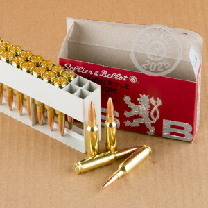 Image of 6.5MM CREEDMOOR ammo by Sellier & Bellot that's ideal for precision shooting, training at the range.