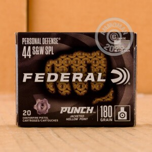 An image of 44 Special ammo made by Federal at AmmoMan.com.