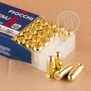 Photograph showing detail of 45 ACP FIOCCHI 230 GRAIN FMJ (500 ROUNDS)