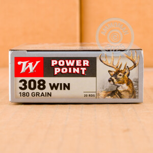 Image of the 308 WIN WINCHESTER SUPER-X 180 GRAIN POWER-POINT SP (200 ROUNDS) available at AmmoMan.com.