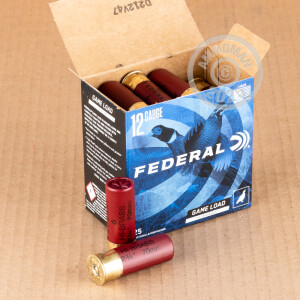 Image of 12 GAUGE FEDERAL GAME LOAD UPLAND HI-BRASS 2-3/4" 1-1/4 OZ. #6 SHOT (250 ROUNDS)