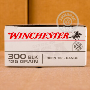 Image of 300 AAC BLACKOUT WINCHESTER USA 125 GRAIN OPEN TIP (200 ROUNDS)