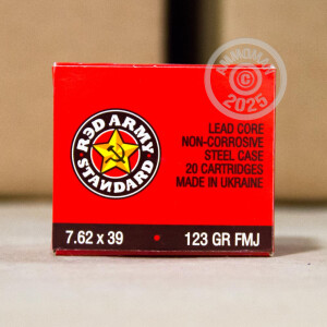 Image of 7.62X39 RED ARMY STANDARD 123 GRAIN FMJ (180 ROUNDS)