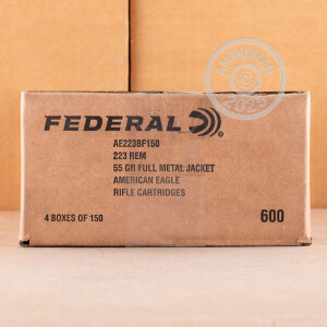 Image of 223 REM FEDERAL BLACK PACK 55 GRAIN FMJ (600 ROUNDS)