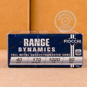 Image of 40 S&W FIOCCHI 170 GRAIN FMJ (1000 ROUNDS)