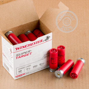 Image of 12 GAUGE WINCHESTER SUPER TARGET 2-3/4" 1 OZ. #7.5 SHOT (250 ROUNDS)