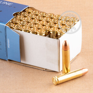 Photo of .30 Carbine Full Metal Jacket (FMJ) ammo by Prvi Partizan for sale.