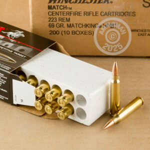 Image of 223 REMINGTON WINCHESTER MATCH 69 GRAIN BTHP (20 ROUNDS)