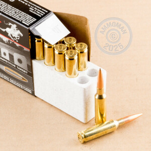 Photograph showing detail of 6.5 CREEDMOOR WINCHESTER MATCH 140 GRAIN HPBT (200 ROUNDS)