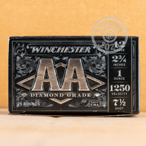 Image of 12 GAUGE WINCHESTER AA DIAMOND GRADE 2-3/4" 1 OZ. #7.5 SHOT (250 ROUNDS)