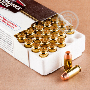 Photo detailing the 40 S&W CORBON PERFORMANCE MATCH 165 GRAIN FMJ (50 ROUNDS) for sale at AmmoMan.com.