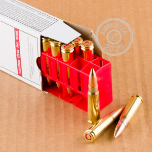 Photograph showing detail of 7.62x39 WINCHESTER 123 GRAIN FMJ (20 ROUNDS)