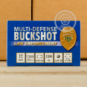 Photograph showing detail of 12 GAUGE NOBELSPORT MULTI-DEFENSE 2-3/4" #1 BUCK (10 ROUNDS)