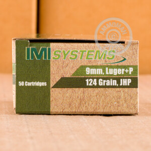 Photo of 9mm Luger JHP ammo by Israeli Military Industries for sale at AmmoMan.com.