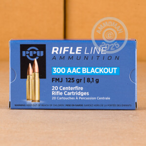 Image of 300 AAC Blackout rifle ammunition at AmmoMan.com.