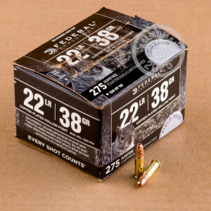 Photograph showing detail of 22 LR FEDERAL FIELD PACK 38 GRAIN CPHP (2750 ROUNDS)