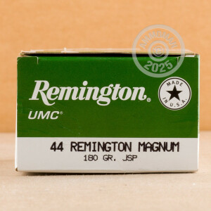 Image of 44 MAGNUM REMINGTON UMC 180 GRAIN JSP (50 ROUNDS)