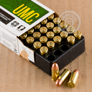 Photograph showing detail of 32 ACP REMINGTON UMC 71 GRAIN FMJ (50 ROUNDS)