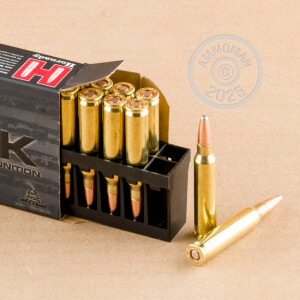 A photo of a box of Hornady ammo in 5.56x45mm.