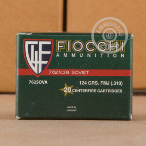 Image of 7.62x39 FIOCCHI 124 GRAIN FMJ (1000 ROUNDS)