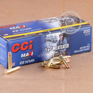  rounds of .22 WMR ammunition for sale at AmmoMan.com.