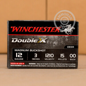  00 BUCK shotgun rounds for sale at AmmoMan.com - 5 rounds.