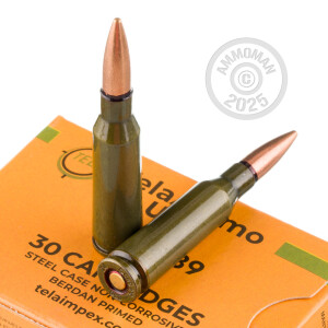 Image of Tela Ammo 5.45 x 39 Russian bulk rifle ammunition.