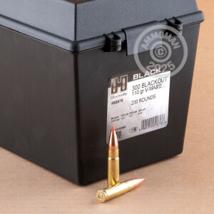 Image detailing the brass case on the Hornady ammunition.