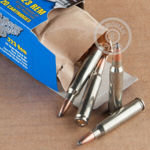 Image of the 223 REMINGTON SILVER BEAR 62 GRAIN SOFT POINT (20 ROUNDS) available at AmmoMan.com.