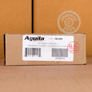 Image of 22 LR AGUILA TARGET COMPETITION 40 GRAIN LRN (1000 ROUNDS)