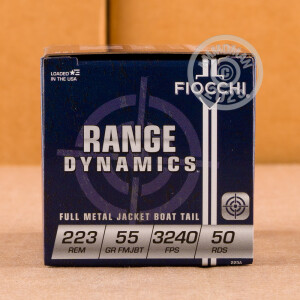 Image of the .223 REMINGTON 55 GRAIN FMJ FIOCCHI (1000 ROUNDS) available at AmmoMan.com.