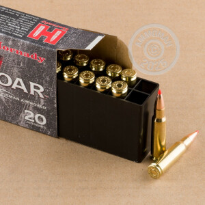 Image of the 6.8MM SPC HORNADY FULL BOAR GMX 100 GRAIN PT (20 ROUNDS) available at AmmoMan.com.