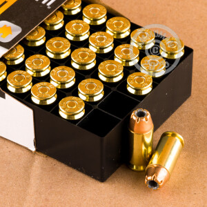 Photograph showing detail of 40 S&W FIOCCHI 180 GRAIN JHP (50 ROUNDS)