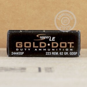Image of 223 REM SPEER GOLD DOT 62 GRAIN SP (500 ROUNDS)