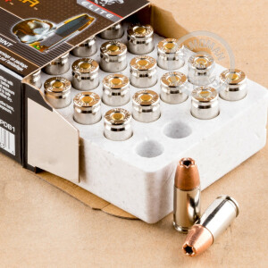 Image of 9mm Luger pistol ammunition at AmmoMan.com.