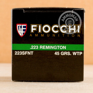 Image of 223 REMINGTON FIOCCHI SINTERFIRE 45 GRAIN FR (50 ROUNDS)