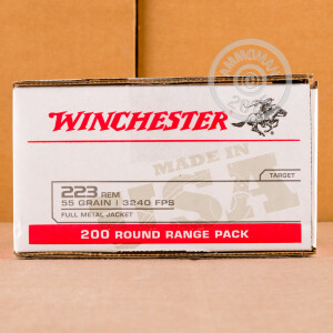 Image of 223 REM WINCHESTER USA 55 GRAIN FMJ (800 ROUNDS)