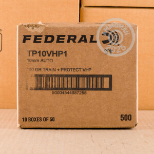 Image of 10MM FEDERAL TRAIN + PROTECT 180 GRAIN JHP (50 ROUNDS)