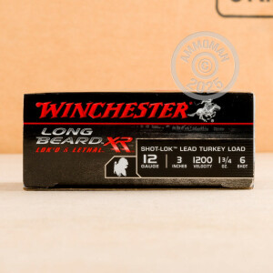 Image of 12 GAUGE WINCHESTER LONG BEARD XR 3" #6 LEAD SHOT TURKEY LOAD (10 ROUNDS)